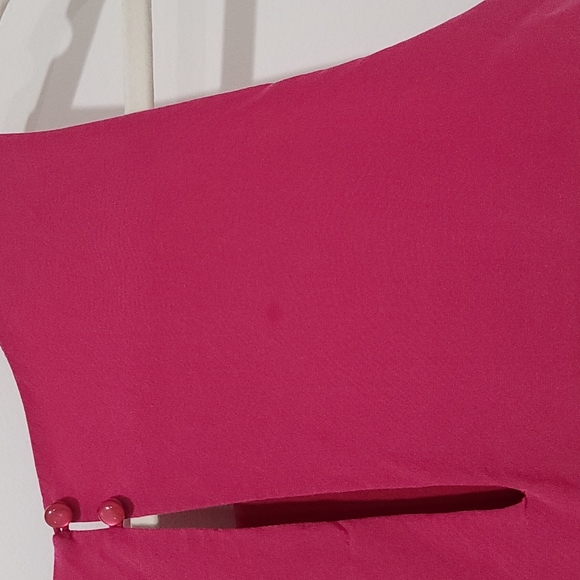 Pink silk dress - Picture 4 of 4